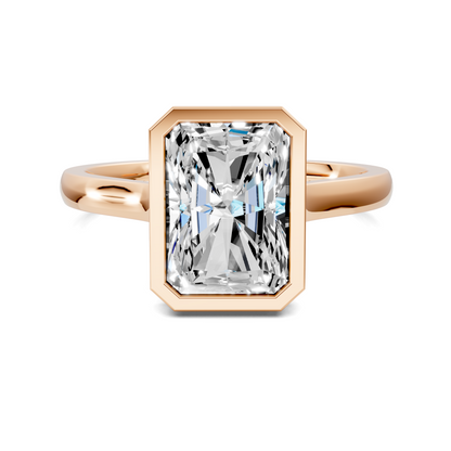Jazmin Bezel Halo Ring