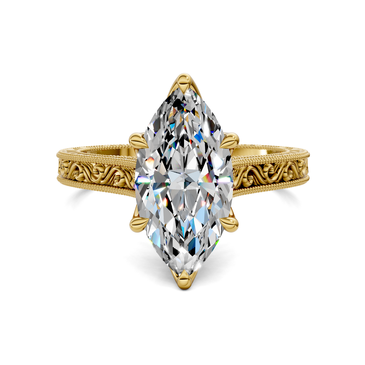 Jill Vintage Vine Ring