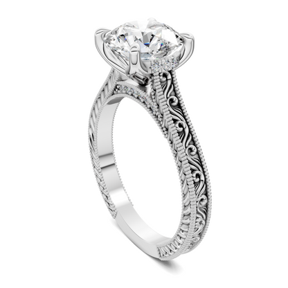 Jill Vintage Vine Ring