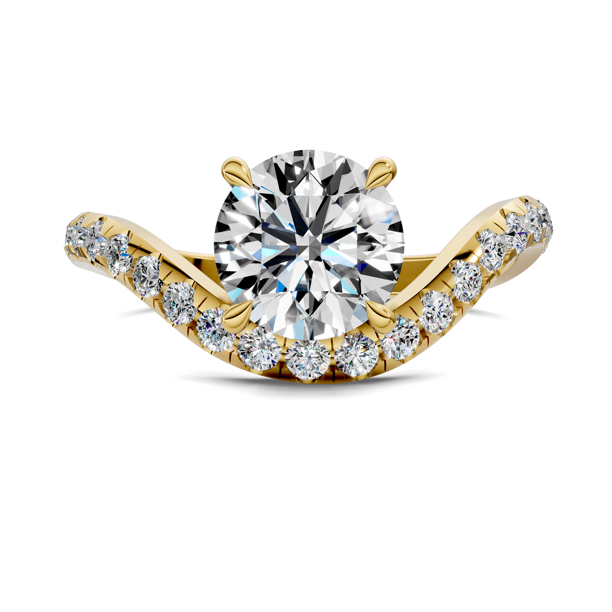 Lakeisha East-West Pavé Ring