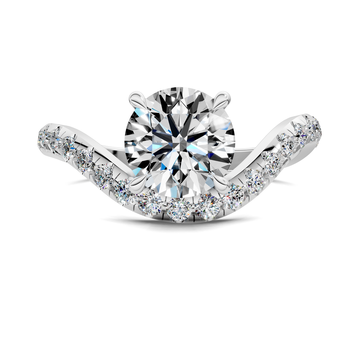 Lakeisha East-West Pavé Ring