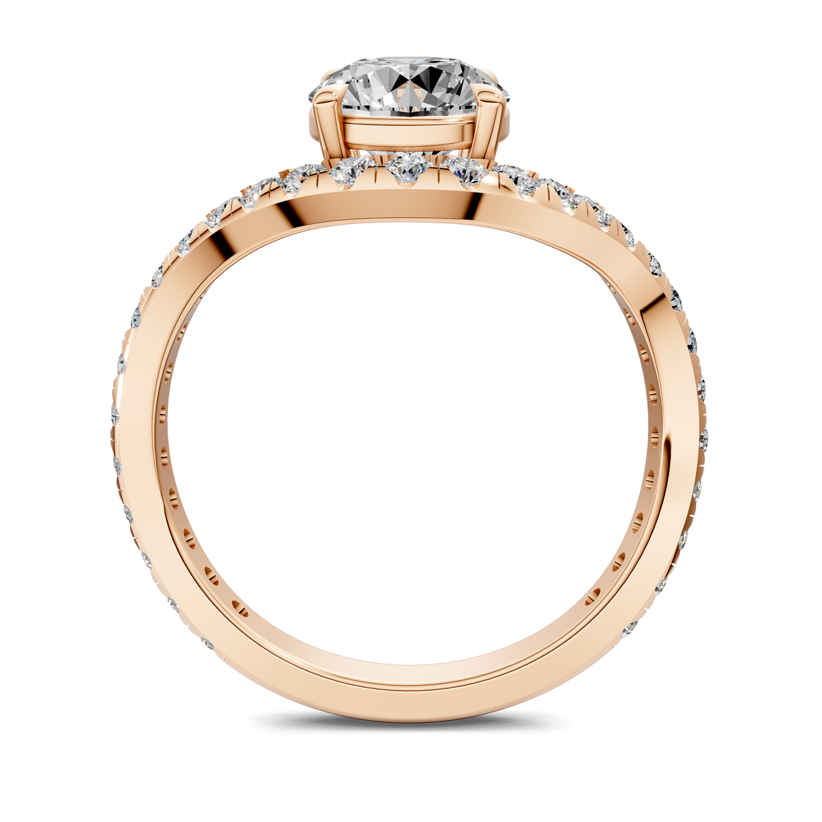 Lakeisha East-West Pavé Ring