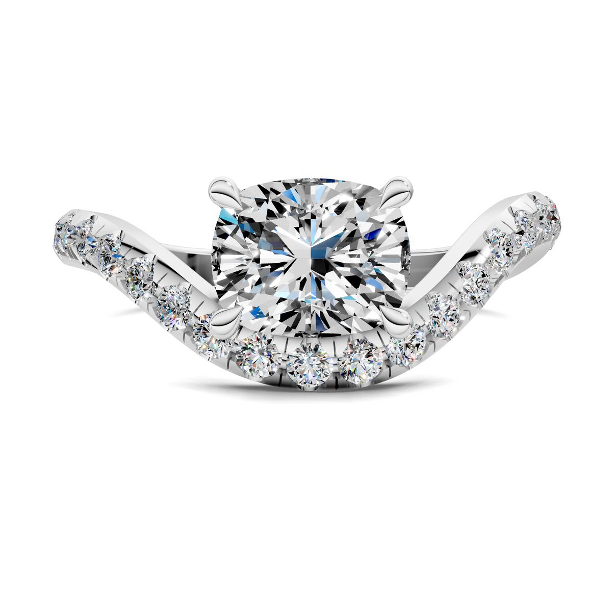 Lakeisha East-West Pavé Ring