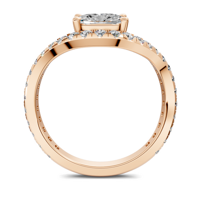 Lakeisha East-West Pavé Ring