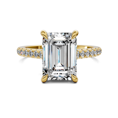 Hollie Hidden Halo Cathedral Pavé Ring