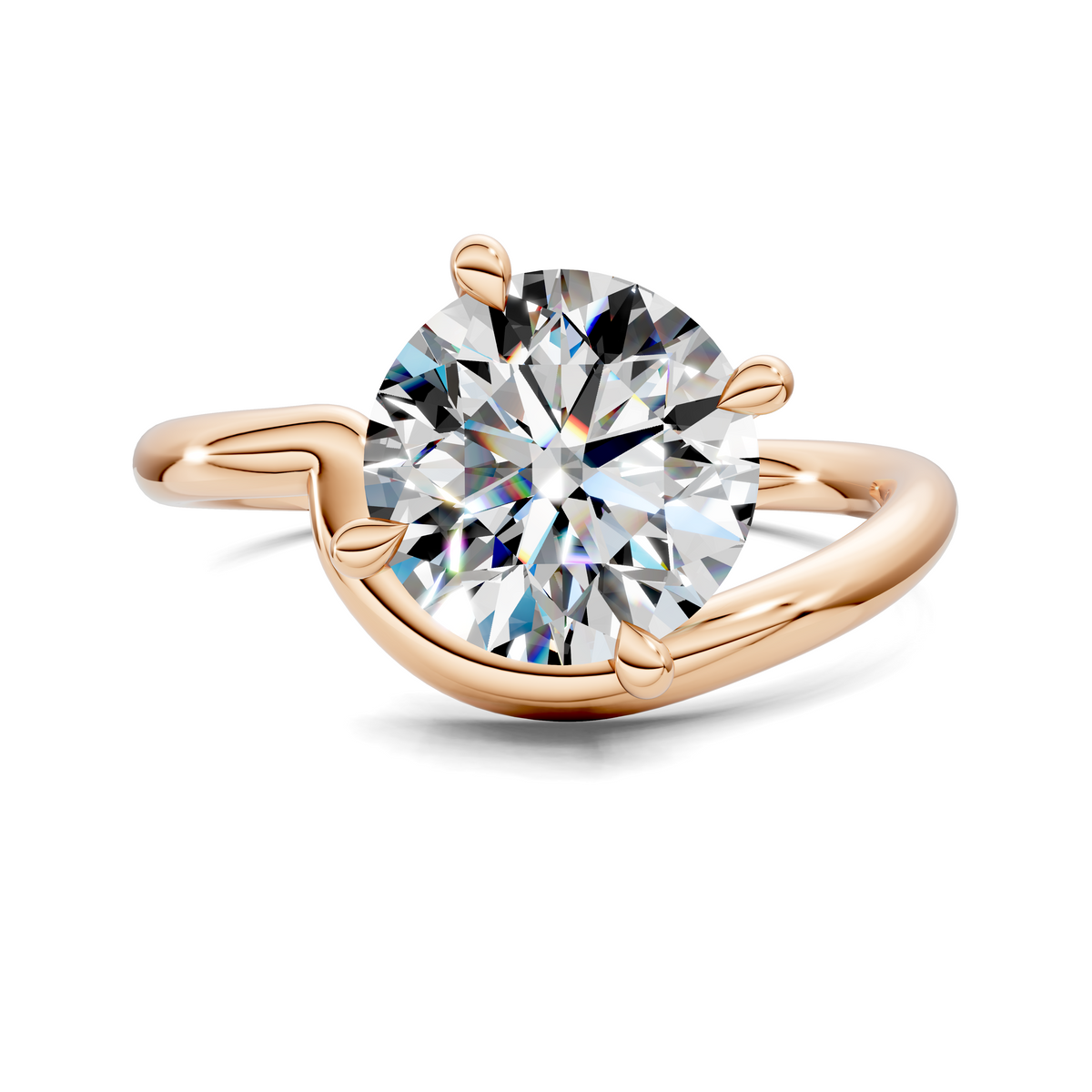 Shelley Sculptural Solitaire Ring