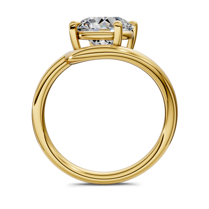 Shelley Sculptural Solitaire Ring