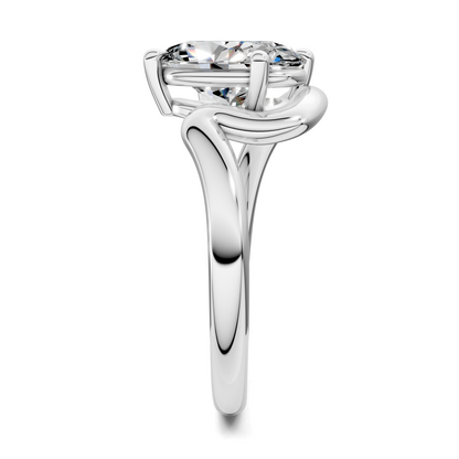 Shelley Sculptural Solitaire Ring
