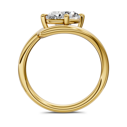 Shelley Sculptural Solitaire Ring