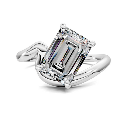 Shelley Sculptural Solitaire Ring