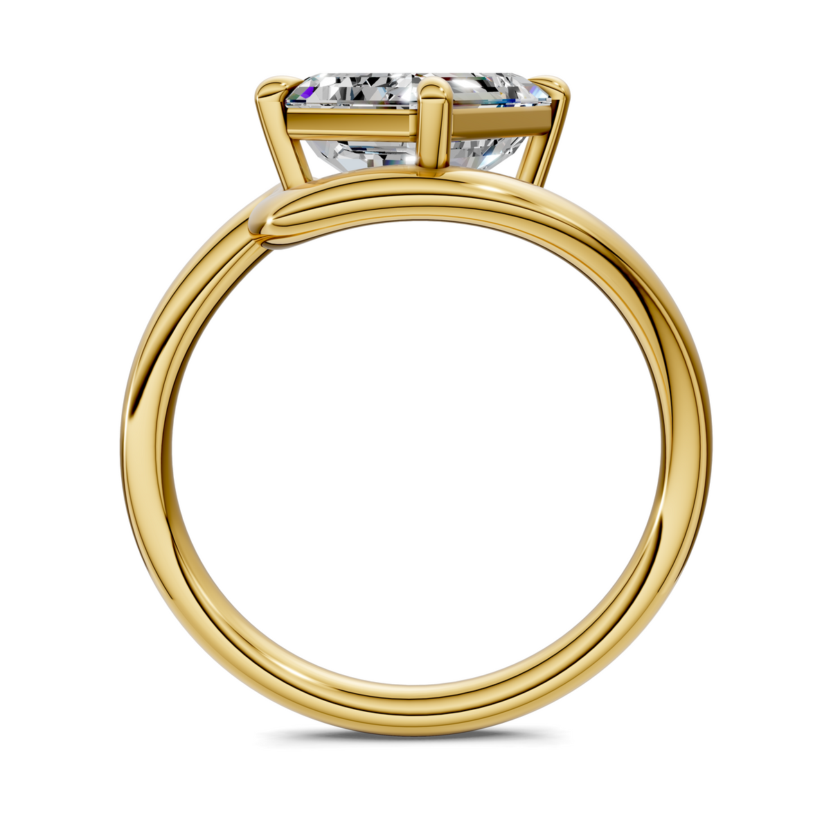 Shelley Sculptural Solitaire Ring