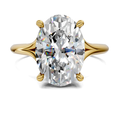 Taylor Split Shank Hidden Halo Engagement Ring