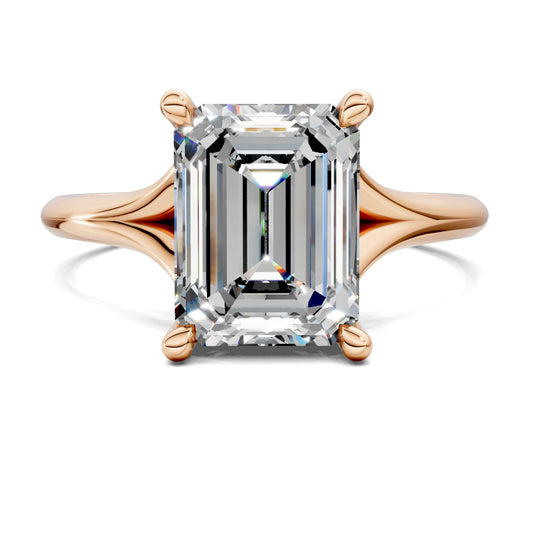 Taylor Split Shank Hidden Halo Engagement Ring