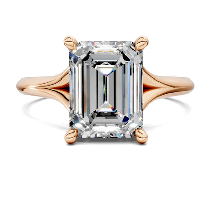 Taylor Split Shank Hidden Halo Engagement Ring