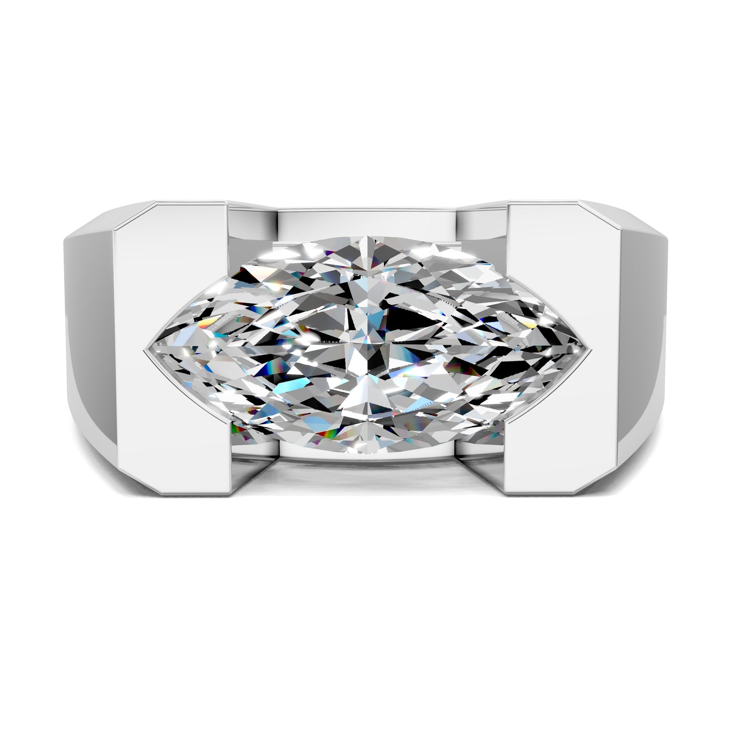 Marissa Engagement Ring – 2ct Marquise Lab Grown Diamond