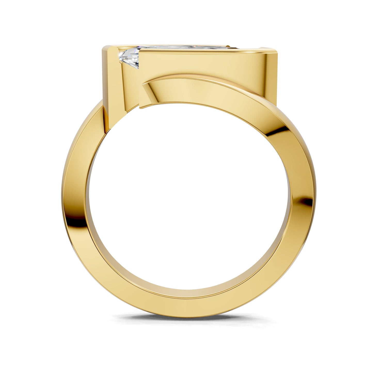 Brooke Bypass Ring – 2ct Marquise Lab Grown Diamond