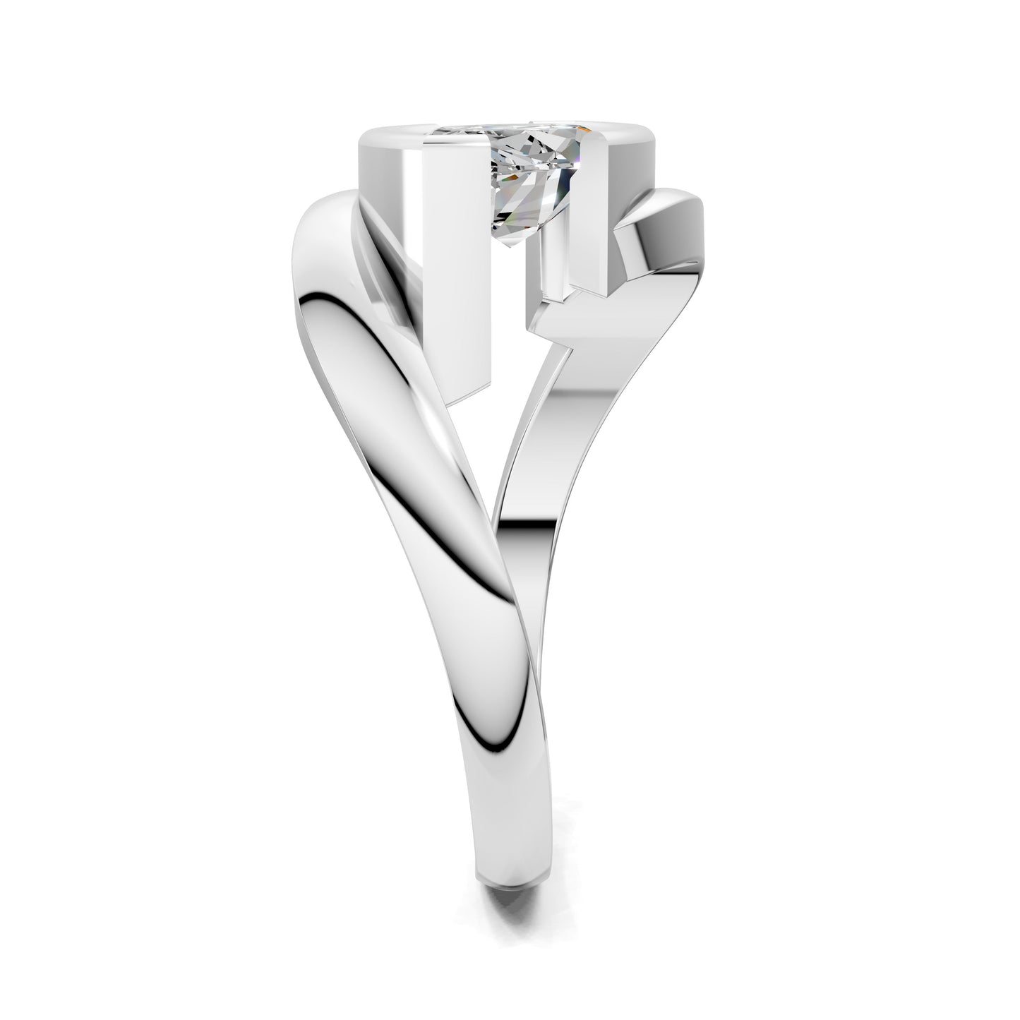 Brooke Bypass Ring – 2ct Marquise Lab Grown Diamond