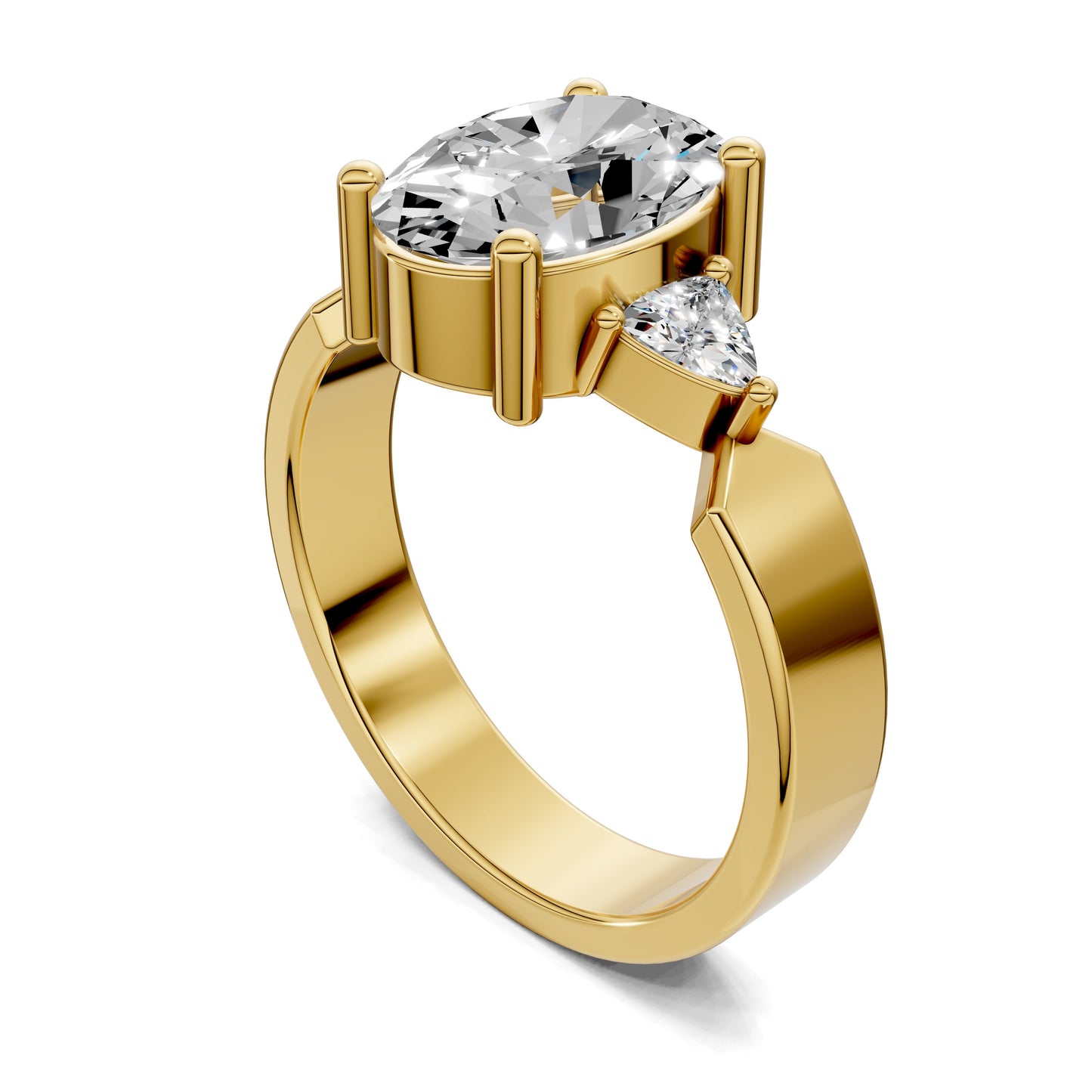 Natalie Engagement Ring – 2ct Oval Lab Grown Diamond