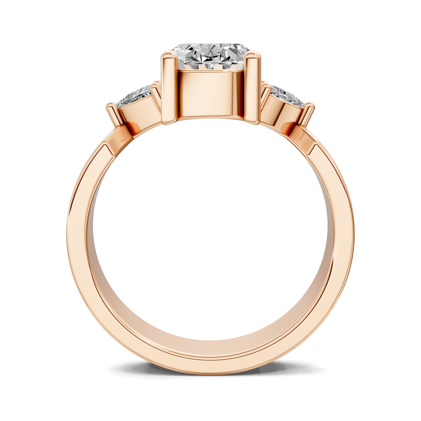 Natalie Engagement Ring – 2ct Oval Lab Grown Diamond