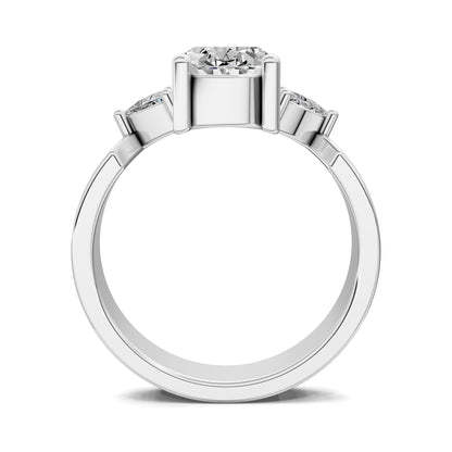 Natalie Engagement Ring – 2ct Oval Lab Grown Diamond