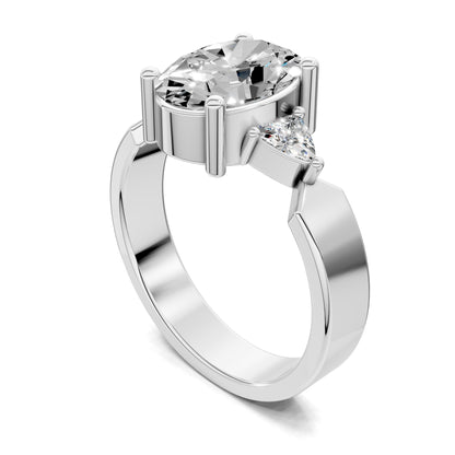 Natalie Engagement Ring – 2ct Oval Lab Grown Diamond