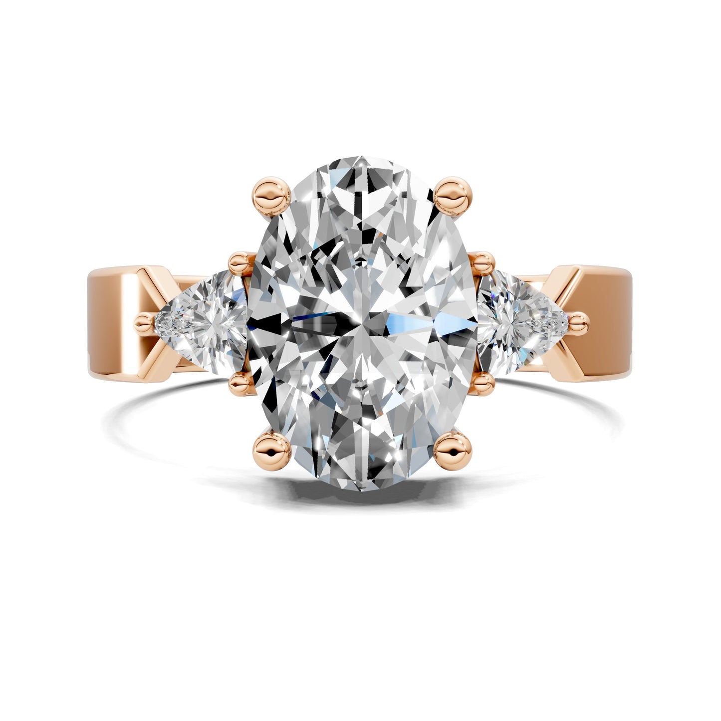 Natalie Engagement Ring – 2ct Oval Lab Grown Diamond