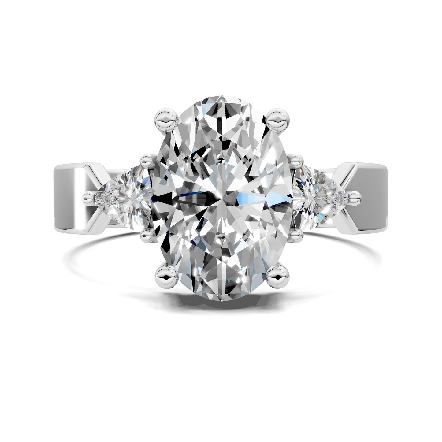 Natalie Engagement Ring – 2ct Oval Lab Grown Diamond