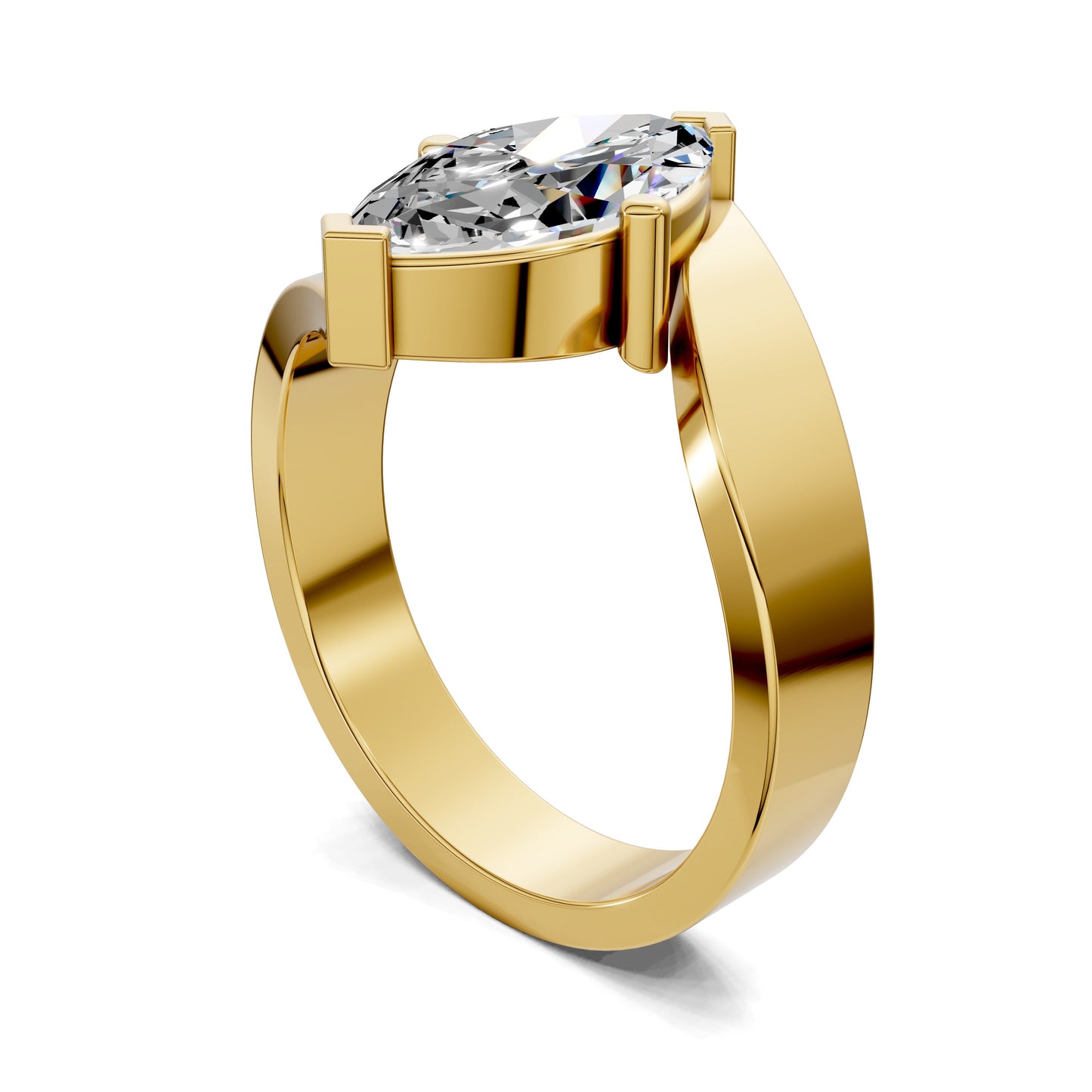 Jordan Marquise Engagement Ring - 2ct Lab Grown Diamond
