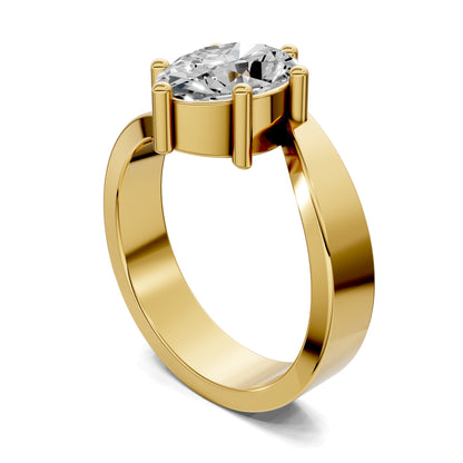 Jordan Engagement Ring – 2ct Oval Lab Grown Diamond