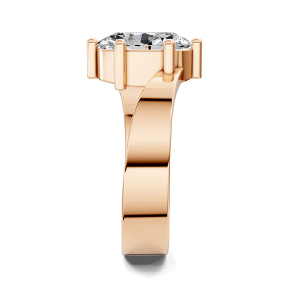 Jordan Engagement Ring – 2ct Oval Lab Grown Diamond