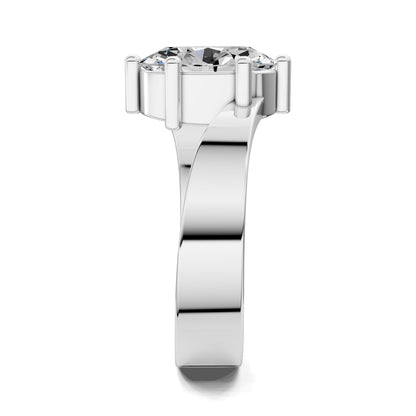 Jordan Engagement Ring – 2ct Oval Lab Grown Diamond