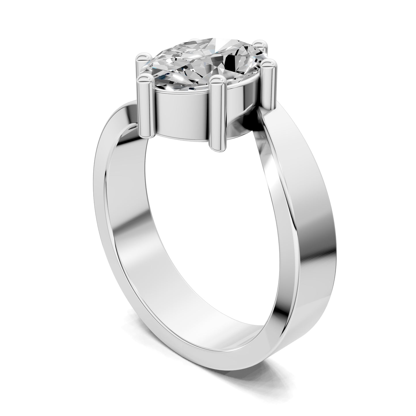 Jordan Engagement Ring – 2ct Oval Lab Grown Diamond