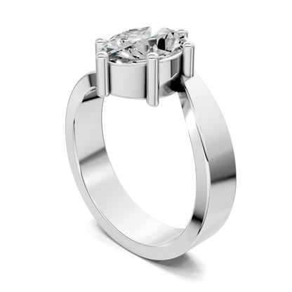 Jordan Engagement Ring – 2ct Oval Lab Grown Diamond
