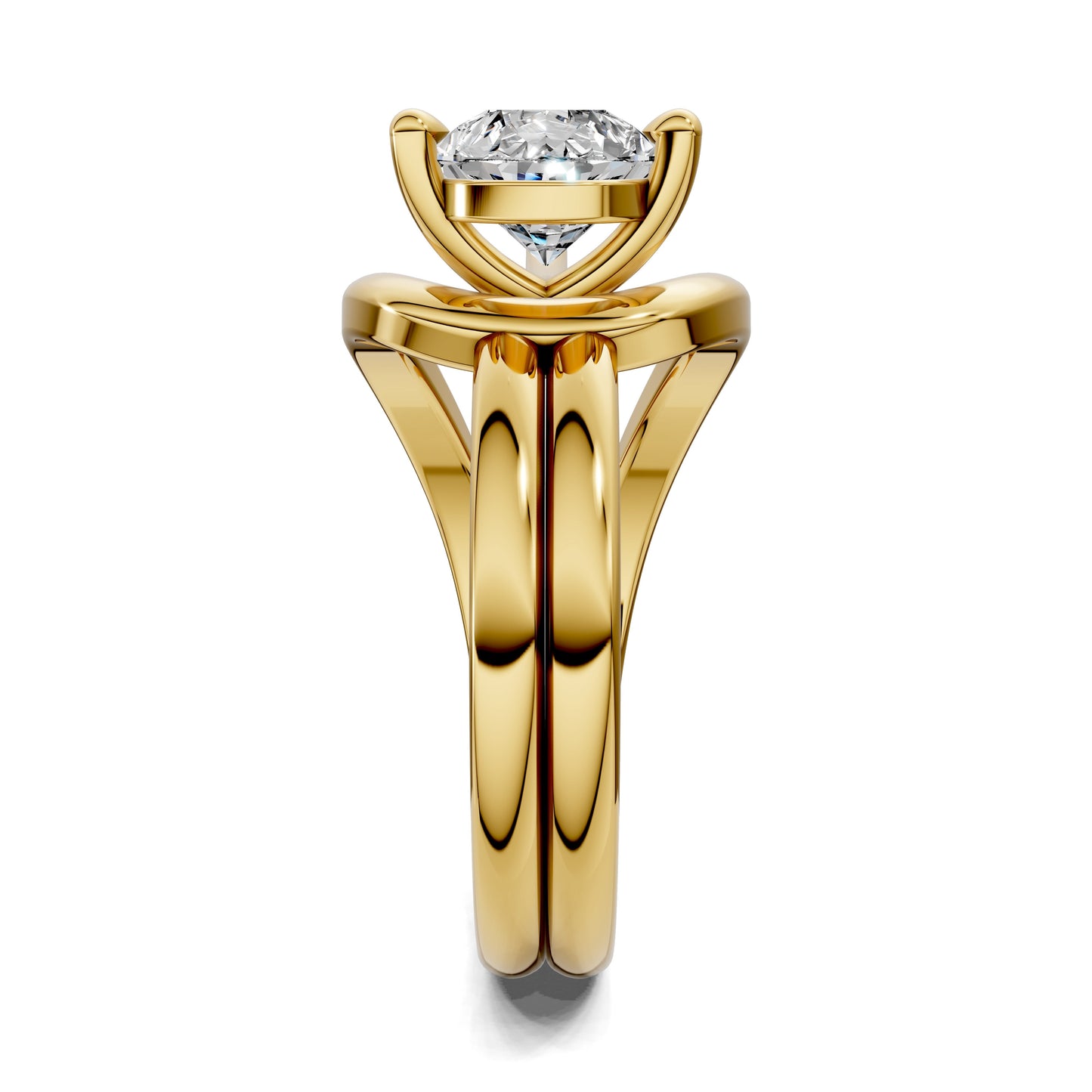 Chelsea Statement Engagement Ring – 2ct Pear Lab Grown Diamond