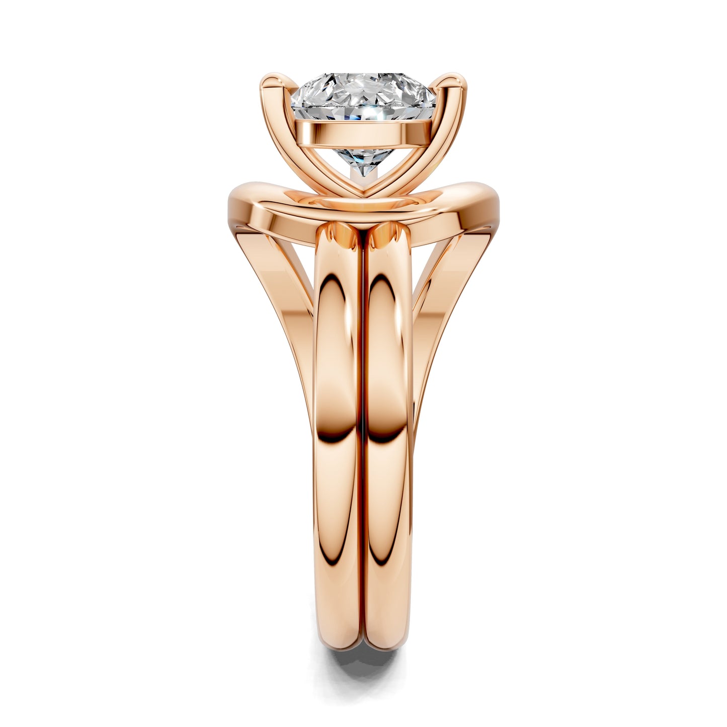 Chelsea Statement Engagement Ring – 2ct Pear Lab Grown Diamond