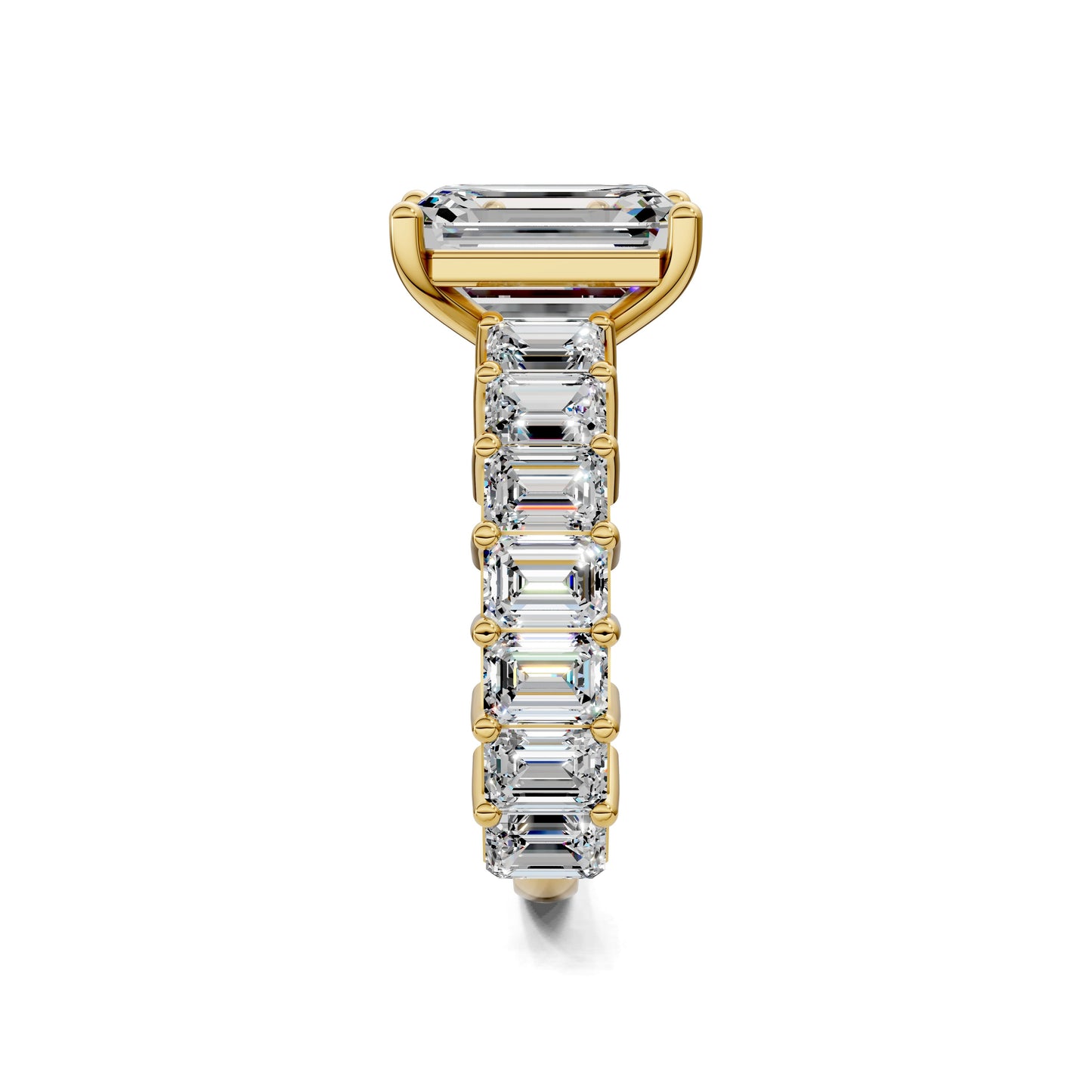 Lauren Eternity Pave Engagement Ring