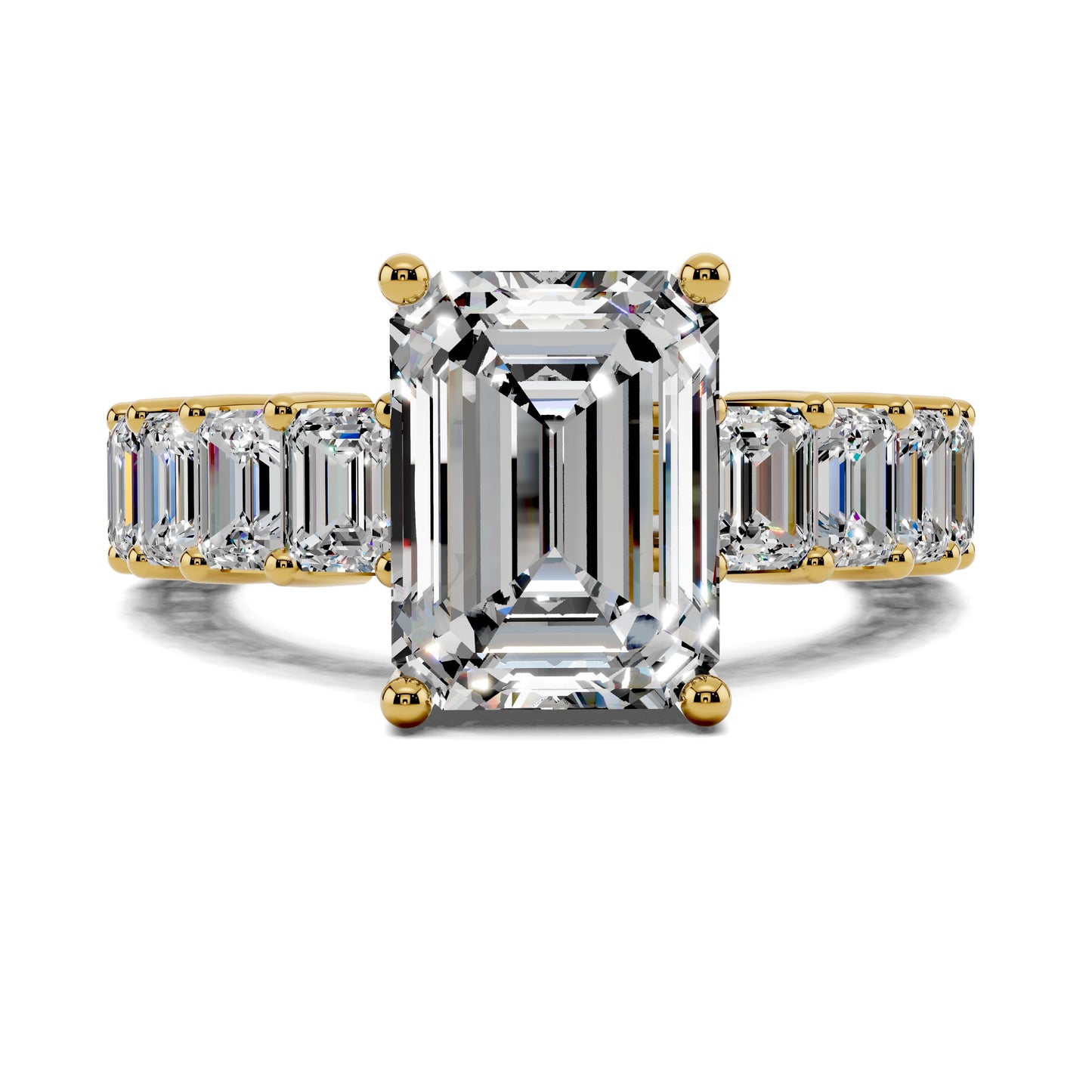 Lauren Eternity Pave Engagement Ring