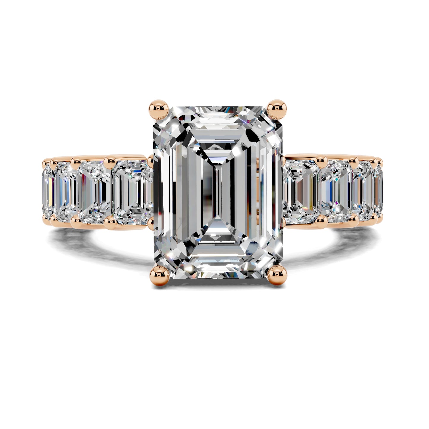 Lauren Eternity Pave Engagement Ring