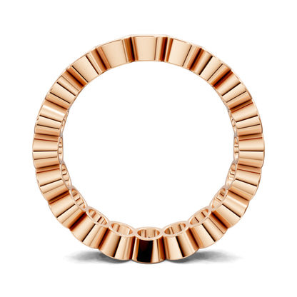 Holly Oval Semi-Bezel Eternity Band - Lab Grown Diamond (3.0ct)