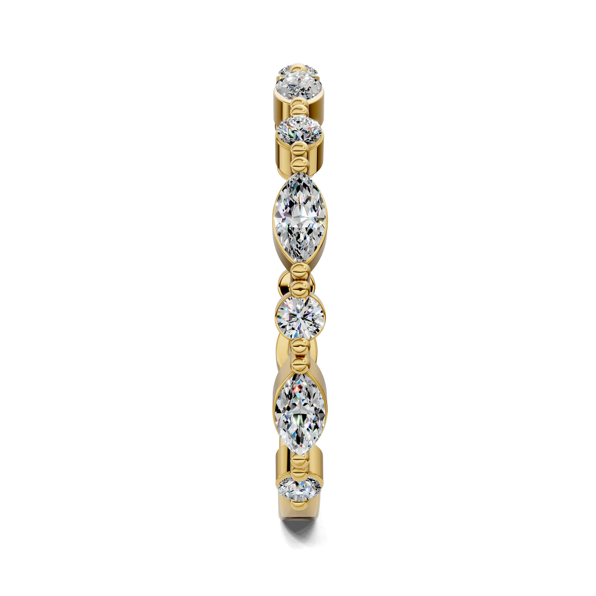 Meghan Round and Marquise Diamond Band