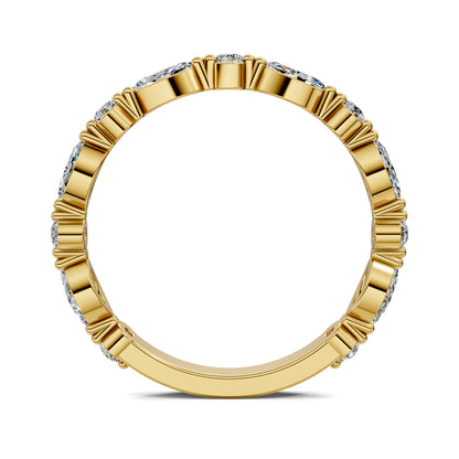 Meghan Round and Marquise Diamond Band