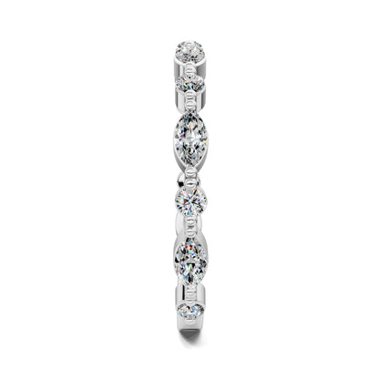 Meghan Round and Marquise Diamond Band