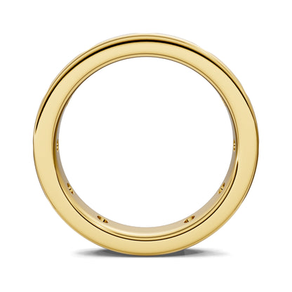 Julie Flush-Set Diamond Eternity Band