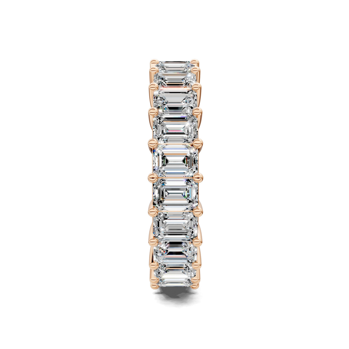 Melissa Emerald Eternity Band