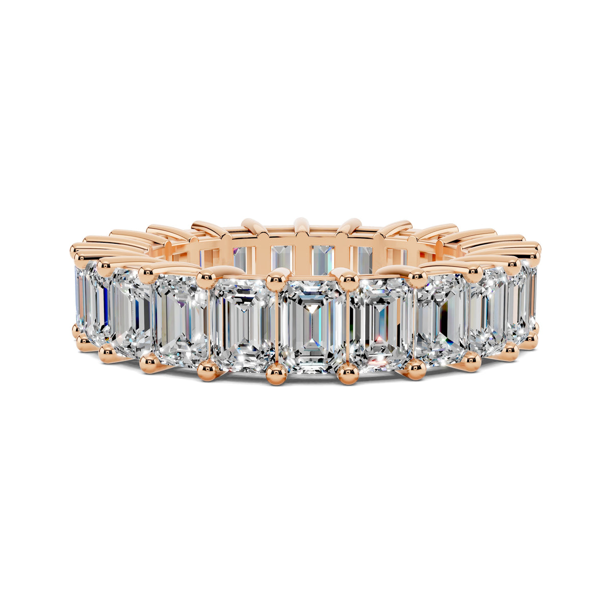 Melissa Emerald Eternity Band