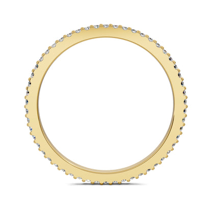 Leah Slim Pavé Diamond Band