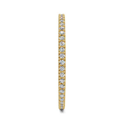 Leah Slim Pavé Diamond Band