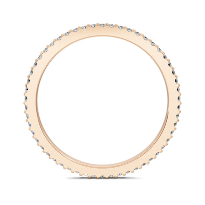 Leah Slim Pavé Diamond Band
