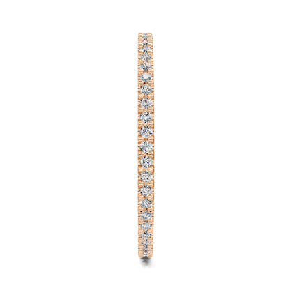 Leah Slim Pavé Diamond Band
