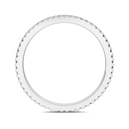 Leah Slim Pavé Diamond Band